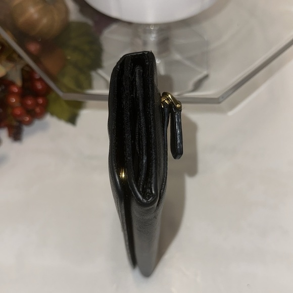 Prada Saffiano Leather Black Double Snap Wallet AS IS - Picture 4 of 9